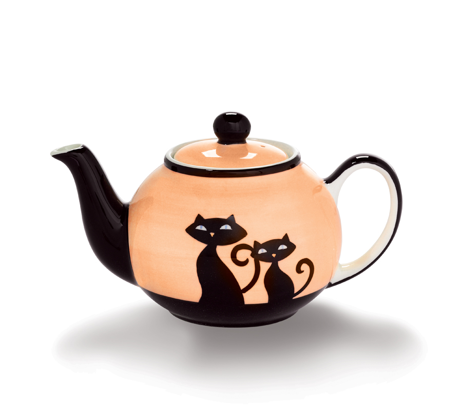 63390_Cattitude Teapot_Pink